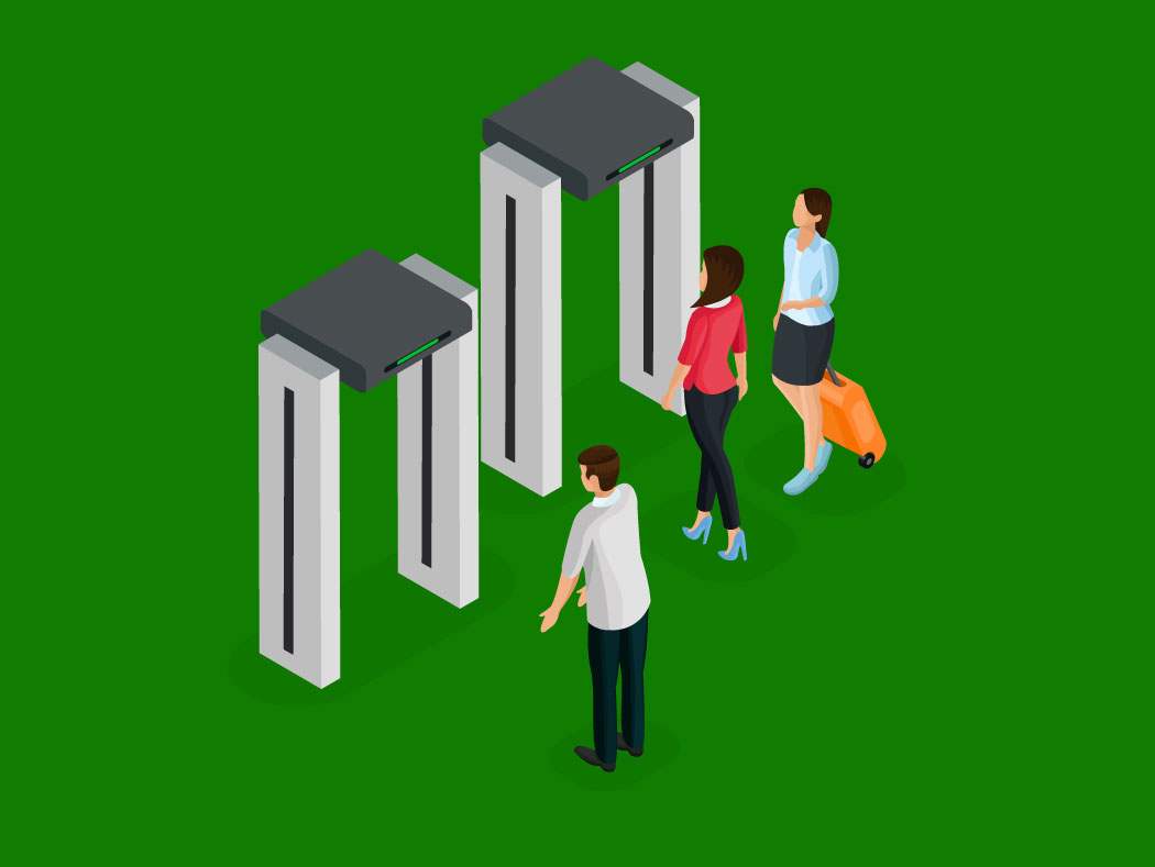 Archway Gate and Metal Detector