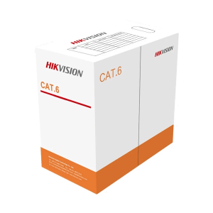 Hikvision Cat-6, 305 Meter, White Network Cable # DS-1LN6U-W/CCA