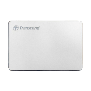 Transcend StoreJet 25C3S 1TB USB 3.1 Gen 1 Type C Silver External HDD